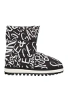 Dolce & Gabbana Woman Ankle Boots Black Size 4 Polyester, Viscose In Black