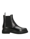 Dolce & Gabbana Woman Ankle Boots Black Size 7.5 Calfskin, Polyester, Viscose, Elastane In Black