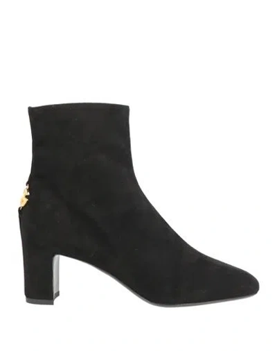Dolce & Gabbana Woman Ankle Boots Black Size 7.5 Goat Skin