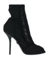 Dolce & Gabbana Ankle Boots In Black