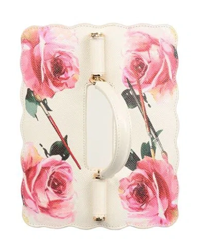 Dolce & Gabbana Woman Bag Accessories & Charms White Size - Calfskin