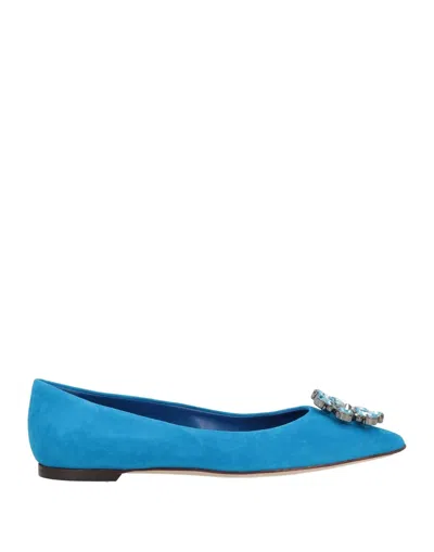 Dolce & Gabbana Ballet Flats In Blue