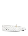 Dolce & Gabbana Formale Cutout Leather Ballet Flats