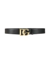Dolce & Gabbana Woman Belt Black Size 39.5 Calfskin In Black