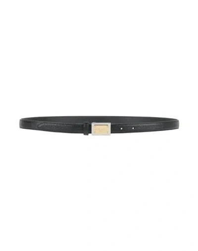 Dolce & Gabbana Woman Belt Black Size 42 Calfskin