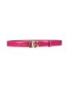 Dolce & Gabbana Woman Belt Magenta Size 38 Calfskin In Pink