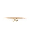 Dolce & Gabbana Woman Belt Off White Size 32 Calfskin
