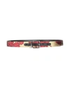Dolce & Gabbana Woman Belt Platinum Size 39.5 Viscose, Silk, Metallic Fiber, Calfskin In Neutral