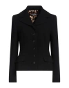 Dolce & Gabbana Single-breasted Virgin Wool Blazer In Black