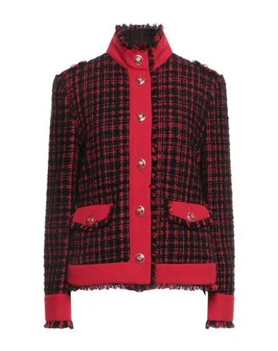 Dolce & Gabbana Woman Blazer Black Size 14 Cotton, Acrylic, Wool, Mohair Wool, Alpaca Wool