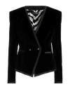 Dolce & Gabbana Woman Blazer Black Size 6 Cotton, Silk, Elastane, Viscose, Wool In Black