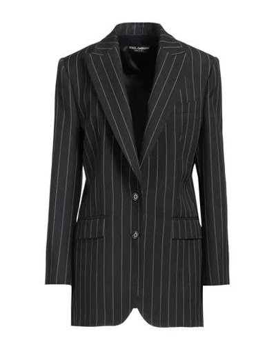 Dolce & Gabbana Woman Blazer Black Size 6 Virgin Wool