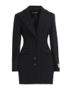 Dolce & Gabbana Woman Blazer Black Size 8 Polyamide, Elastane In Black