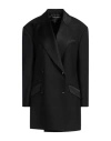 Dolce & Gabbana Double-breasted Oversized Tuxedo Blazer In Black