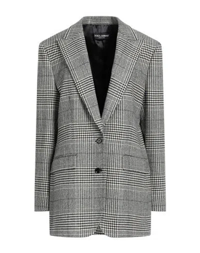 Dolce & Gabbana Woman Blazer Black Size 8 Wool, Cashmere