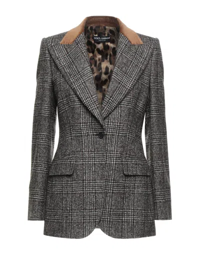 Dolce & Gabbana Suit Jackets In Brown
