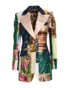 Dolce & Gabbana Woman Blazer Gold Size 8 Synthetic Fibers, Cotton, Metallic Polyester, Silk, Elastan In Multi