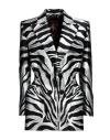 Dolce & Gabbana Gray Polyester Suits & Blazer In Grey