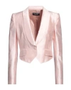 Dolce & Gabbana Woman Blazer Light Pink Size 10 Silk In Pink