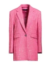 Dolce & Gabbana Woman Blazer Pink Size 4 Polyamide, Elastane