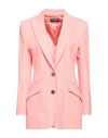 Dolce & Gabbana Woman Blazer Salmon Pink Size 8 Polyester, Viscose, Elastane In Pink