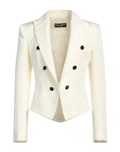 Dolce & Gabbana Woman Blazer White Size 2 Silk