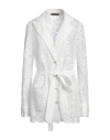 Dolce & Gabbana Single Breasted Lace Jacket In White