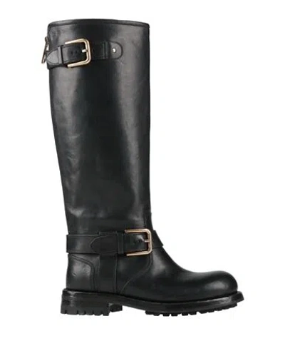 Dolce & Gabbana Woman Boot Black Size 6.5 Calfskin