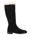 Dolce & Gabbana Woman Boot Black Size 5.5 Leather, Shearling In Black
