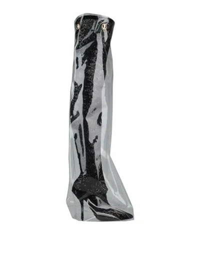 Dolce & Gabbana Woman Boot Black Size 8 Polyester, Polyurethane In Black