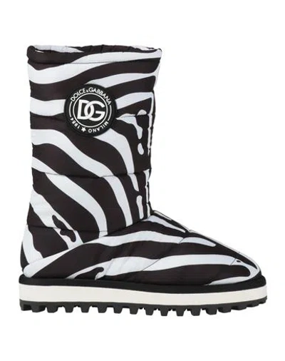 Dolce & Gabbana Woman Boot Black Size 7.5 Nylon