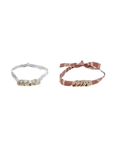 Dolce & Gabbana Woman Bracelet Gold Size - Ecobrass, Silk
