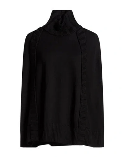 Dolce & Gabbana Woman Cape Black Size M Virgin Wool