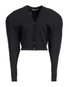 Dolce & Gabbana Woman Cardigan Black Size 10 Polyamide, Polyurethane In Black
