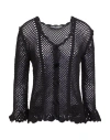 Dolce & Gabbana Woman Cardigan Black Size 10 Virgin Wool In Black