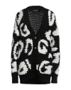 Dolce & Gabbana Woman Cardigan Black Size 10 Virgin Wool, Cashmere In Black