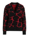 Dolce & Gabbana Woman Cardigan Black Size 6 Virgin Wool, Polyamide, Elastane