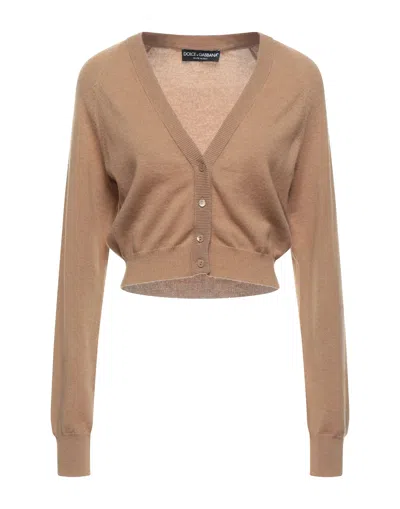 Dolce & Gabbana Cardigans In Beige