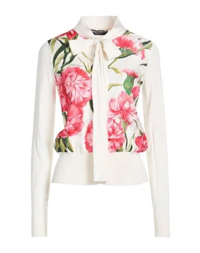 Dolce & Gabbana Woman Cardigan Off White Size 0 Silk