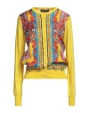 Dolce & Gabbana Woman Cardigan Yellow Size 4 Silk In Yellow