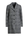 Dolce & Gabbana Multicolor Trench Knee Long Jacket Coat In Black