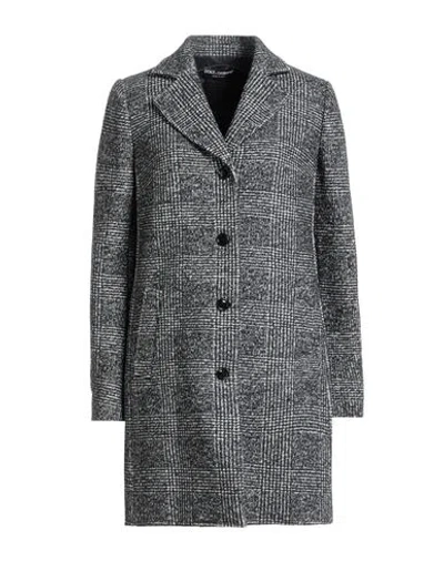 Dolce & Gabbana Woman Coat Black Size 4 Wool, Cotton