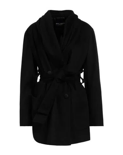 Dolce & Gabbana Woman Coat Black Size 8 Cashmere