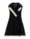 Dolce & Gabbana Woman Coat Black Size 4 Polyester, Virgin Wool, Synthetic Fibers, Wool, Goat Wool In Black