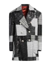 Dolce & Gabbana Woman Coat Black Size 4 Synthetic Fibers, Wool, Cotton, Mohair Wool, Metallic Polyes In Black