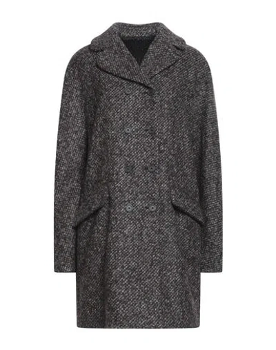 Dolce & Gabbana Woman Coat Dark Brown Size 12 Wool, Alpaca Wool, Polyamide