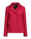 Dolce & Gabbana Woman Coat Fuchsia Size 8 Virgin Wool In Pink