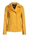 Dolce & Gabbana Woman Coat Marigold Size 6 Virgin Wool In Yellow