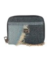 Dolce & Gabbana Patchwork Denim Zip Wallet In Multi