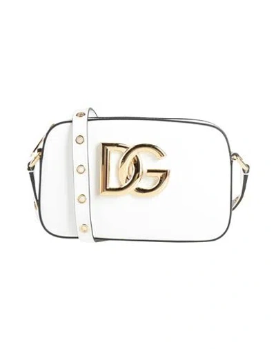 Dolce & Gabbana Woman Cross-body Bag White Size - Calfskin